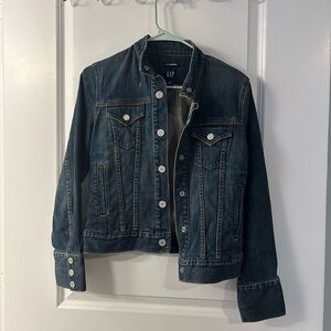 GAP Stretch Denim Jacket in Classic Blue